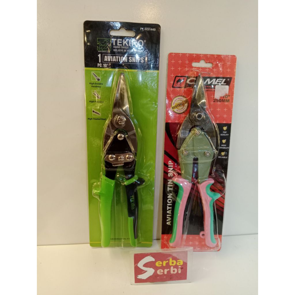 

*10" GUNTING HOLO*gunting holo baja ringan aviation snip