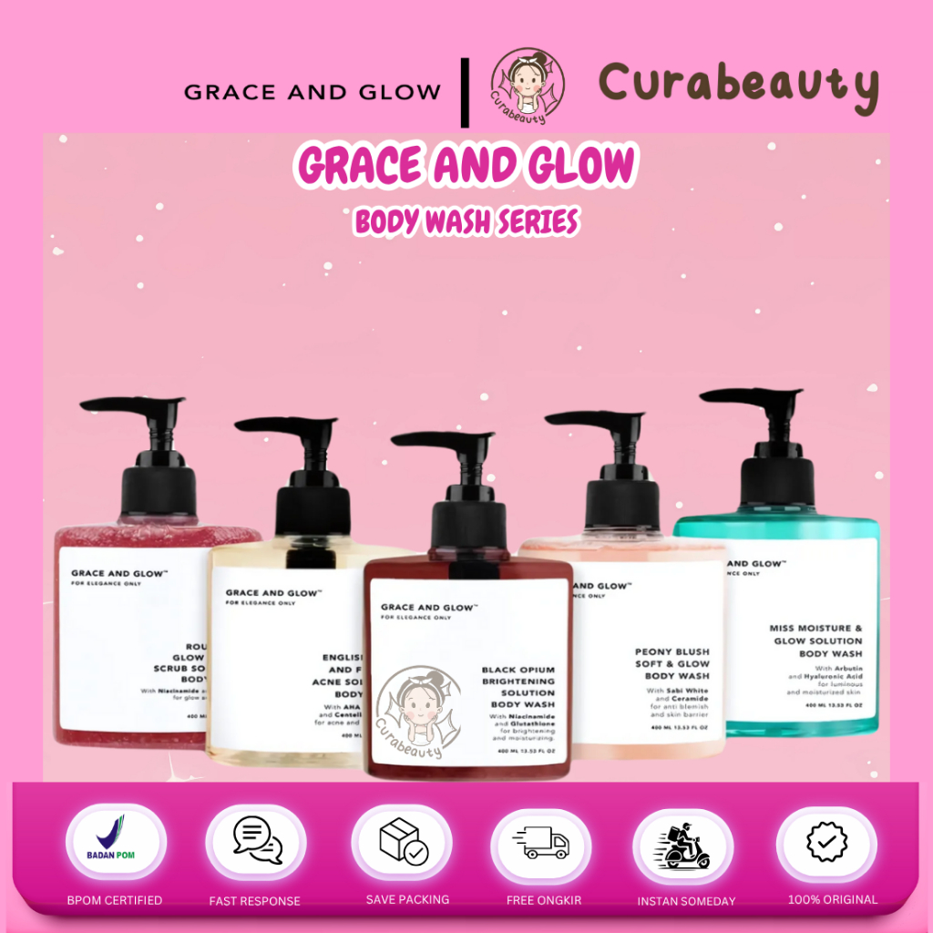 •CURABEAUTY• MANADO GRACE AND GLOW BODY WASH SERIES