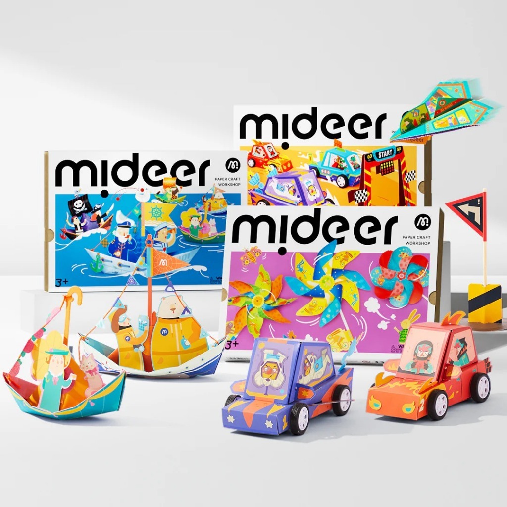

Mideer Paper Craft Workshop Series Kertas Lipat Origami Mainan Edukasi Anak