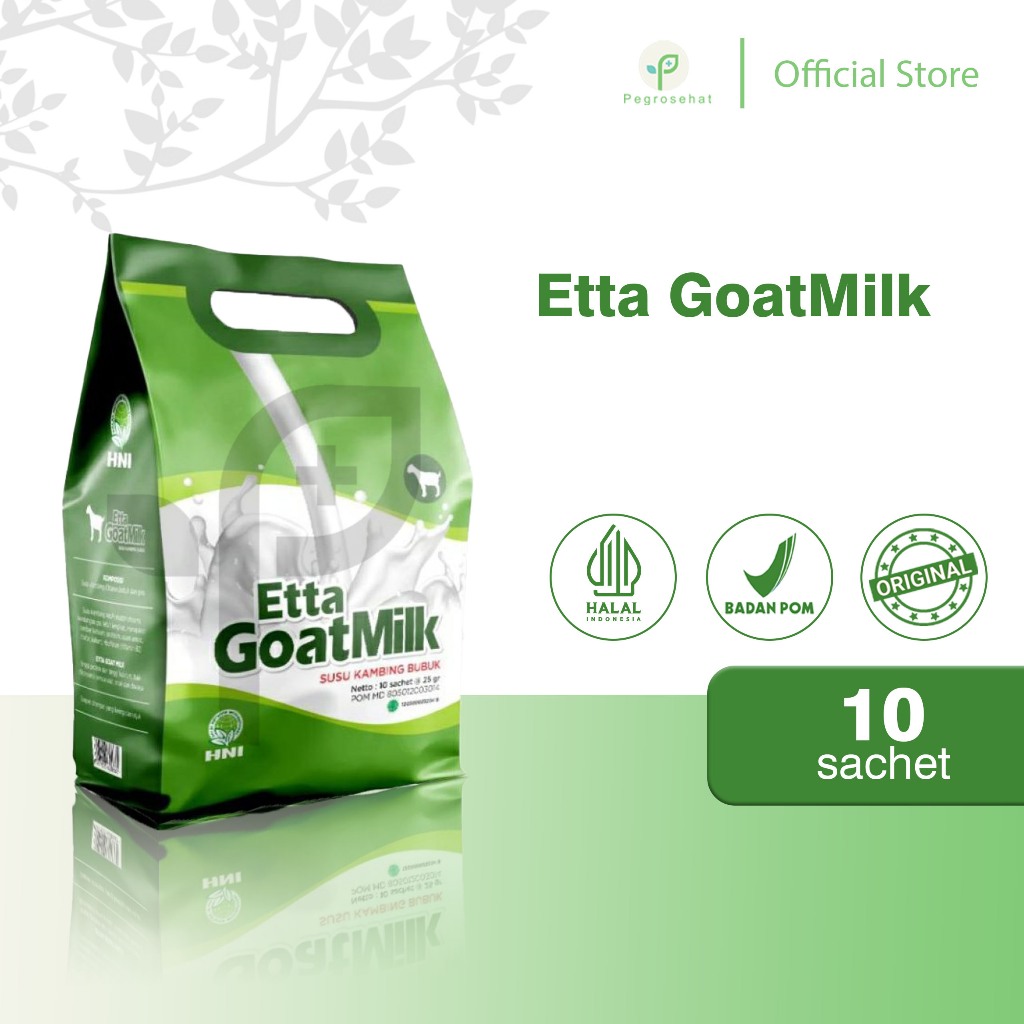 

Etta Goat Milk - Susu Kambing Ettawa Bubuk - HNI BPOM