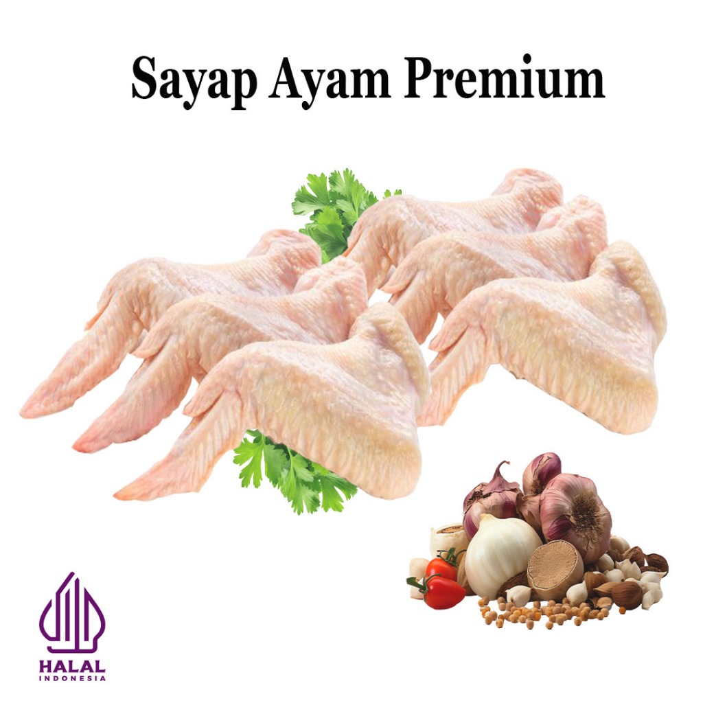

Sayap Ayam Mentah Fresh Siap Masak Halal - Chicken Wings - sayap Ayam Premium