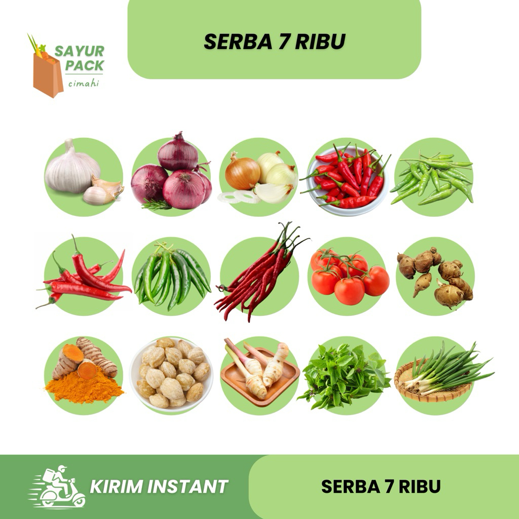 

BUMBU SERBA 5 RIBU | bumbu dapur | bawang merah cabe rawit | sayur pack cimahi sayur instant cimahi