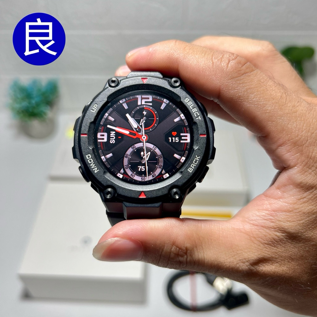 Amazfit T-Rex 1 Rock Black Garansi Resmi Indo Fullset Ori Mulus Bekas Second Amaz Fit TRex T Rex 1 2