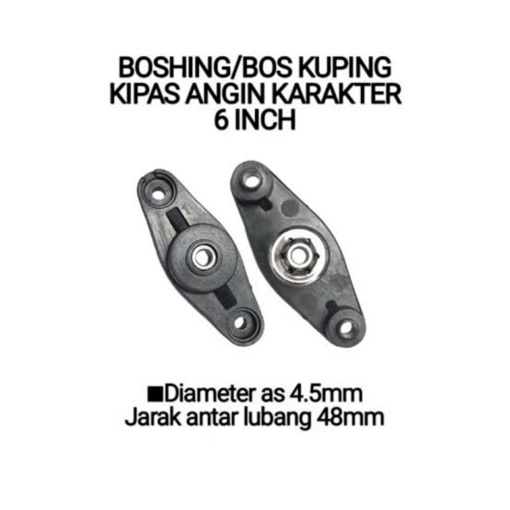 BOSHING KUPING KIPAS KARAKTER 6 INCH 1 SET //BOSHING KUPING KIPAS KARAKTER//BOSHING KIPAS AS 4,5 MM