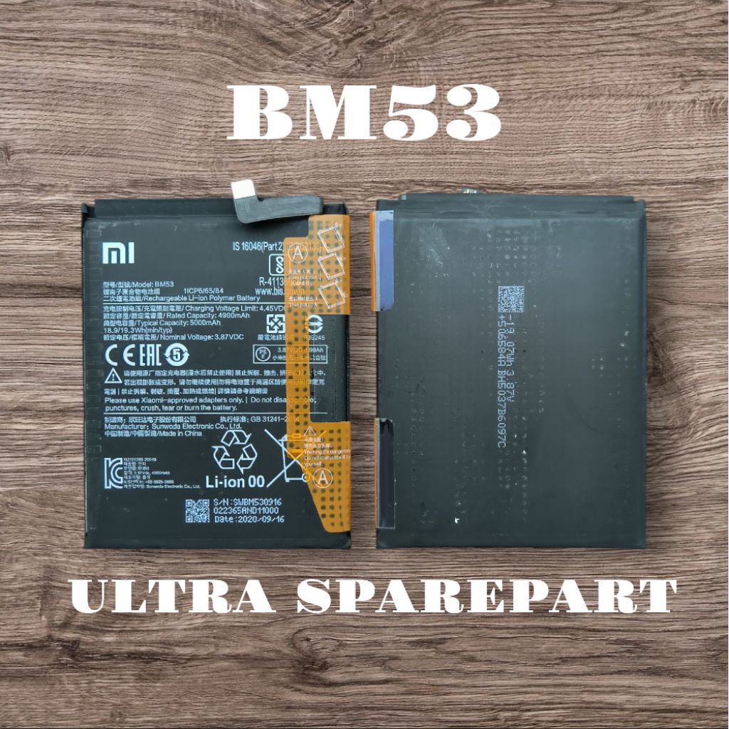 BATRE BATTERY BATERAI BM53 XIAOMI 10T/ 10T PRO | MI 10T MI 10T PRO ORIGINAL 100% COPOTAN CABUTAN BEK