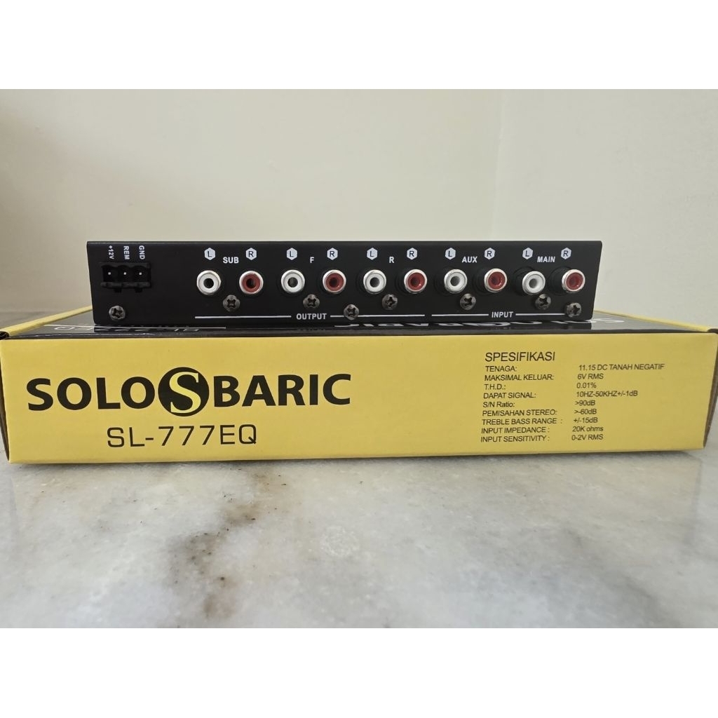 Preamp Karoke di Mobil Solobaric 7band SL777EQ