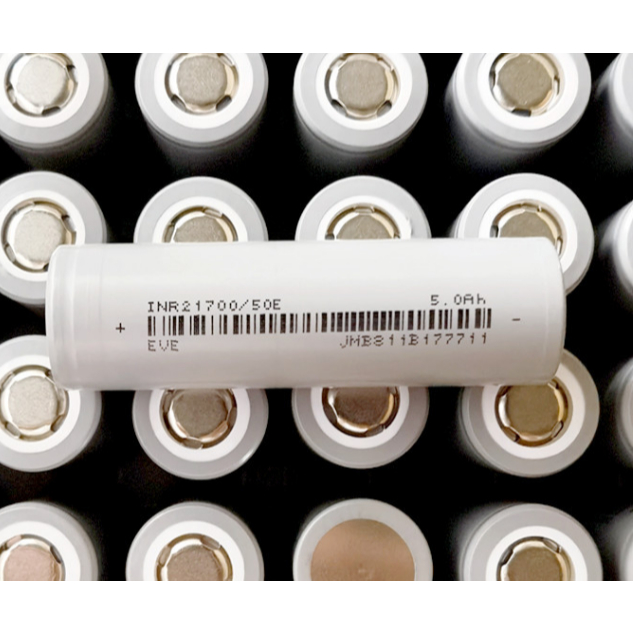 Baterai li-ion 3,7v EVE INR21700/50E inr 21700 5000 mah  5 Ah   BARU NEW  (5c REAL  Grade A )   bate