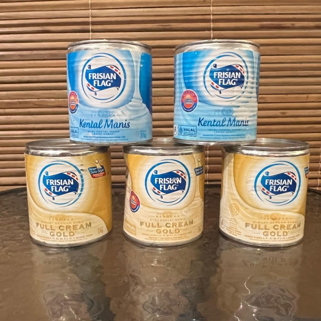 

Susu Kental Manis Frisian Flag Kaleng 370 Gram ( Kemasan agak Penyok )