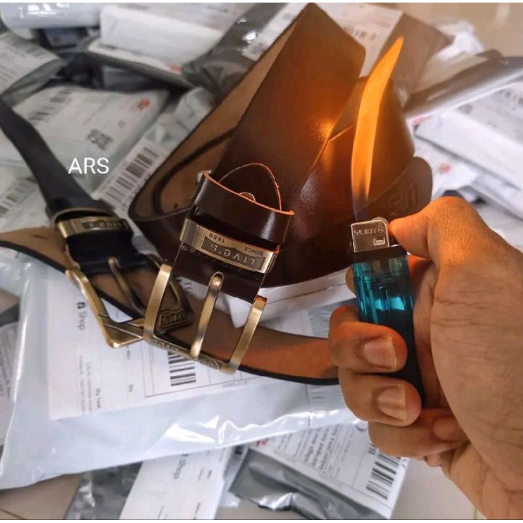 IKAT PINGGANG PRIA KULIT ASLI SELAPIS 100% ORIGINAL SABUK KULIT SAPI ASLI SELAPIS