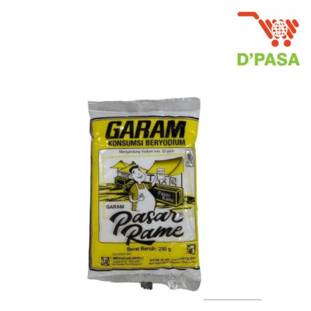

Garam Halus Pasar Rame 250gr Bumbu Masak Dpasa Padang