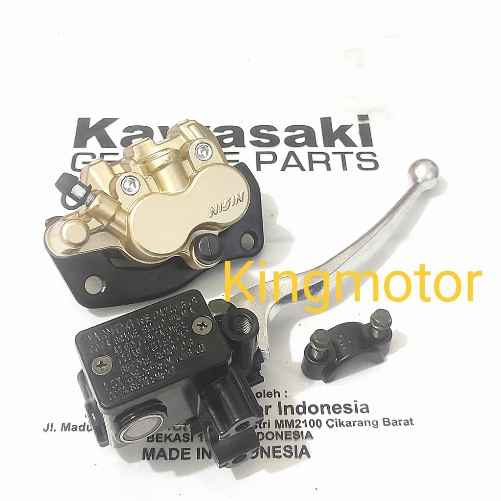 Kaliper Cakram+Master Rem Set Depan Kawasaki KLX 150,KLX 140,KLX 230,DTRACKER