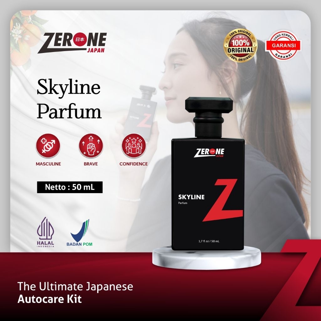 Parfum Zerone SKYLINE | Parfum Unisex Japan Bikin Lebih Percaya Diri