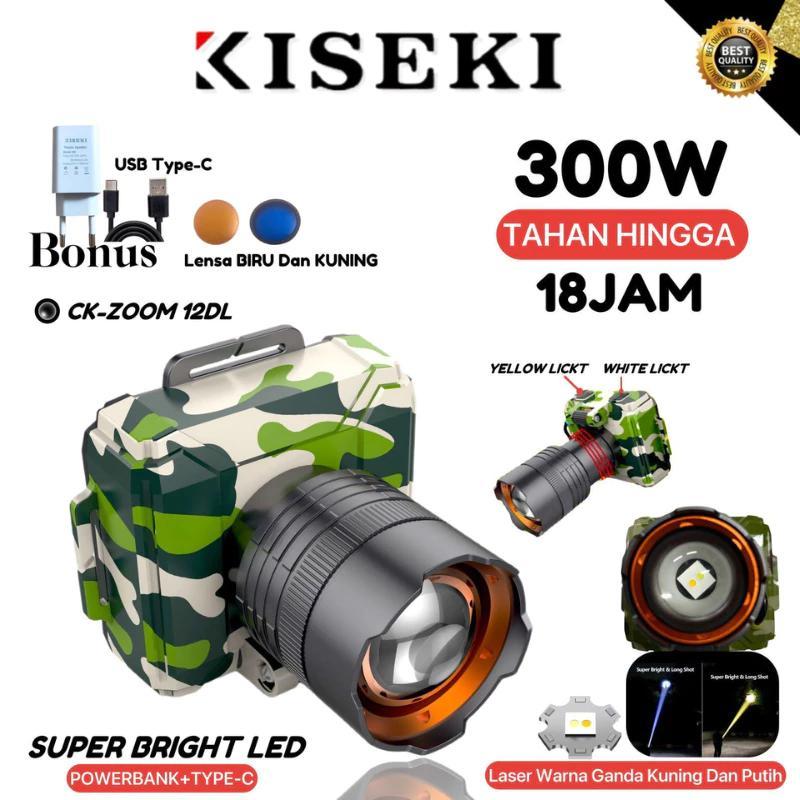 KISEKI SENTER KEPALA KISEKI CK-ZOOM 12DL 300WATT BATERAI 7800MAH - ZOOM - DUAL WARNA CAHAYA PUTIH DA