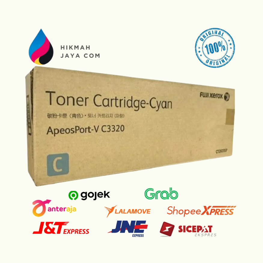 Toner Fuji Xerox Apeosport V C3320 Original Cyan