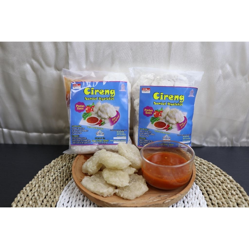 

Cireng Sambel Nyelekit paket 2pcs/CSN/Cireng Paket Sambel Saus/Jajanan Receh/Cireng