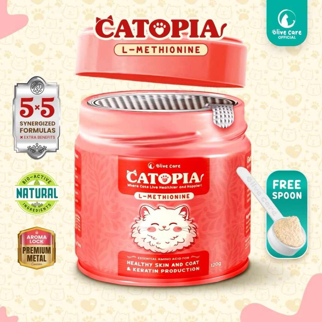 CATOPIA L-METHIONINE Suplemen Asam Amino vitamin kucing by Olive Care