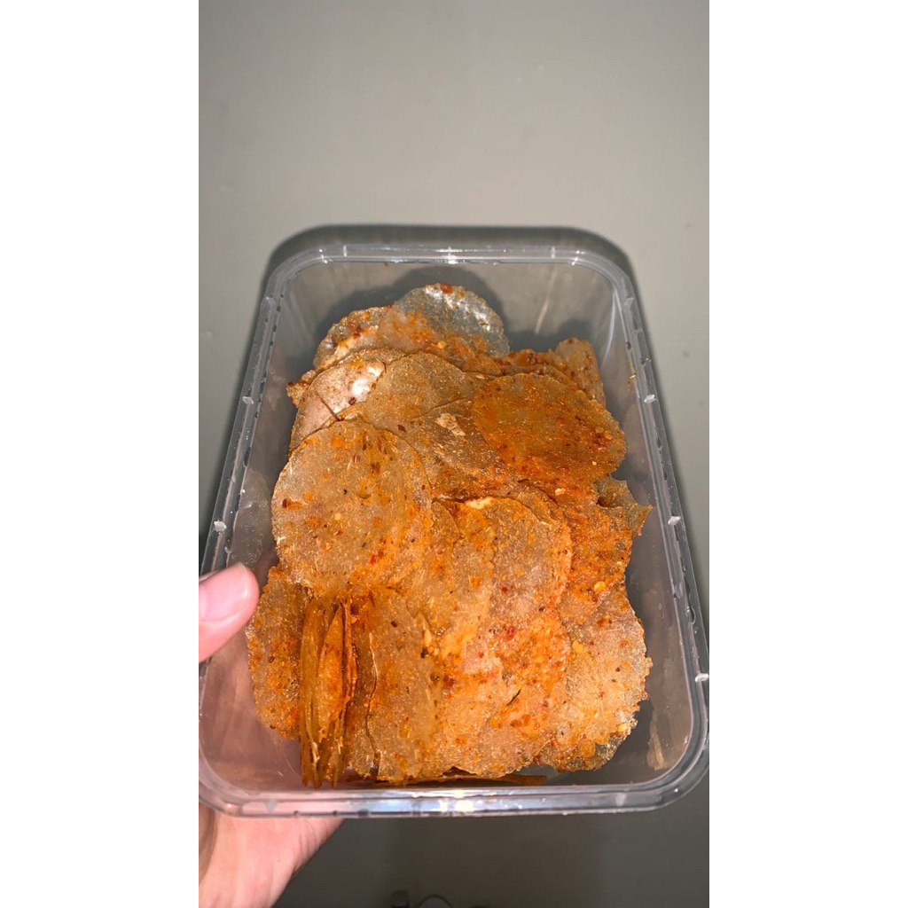 

Kripik Kaca (Kripca) HOT Pedas daun jeruk Mawlagiii - 50 gram - 200 gram
