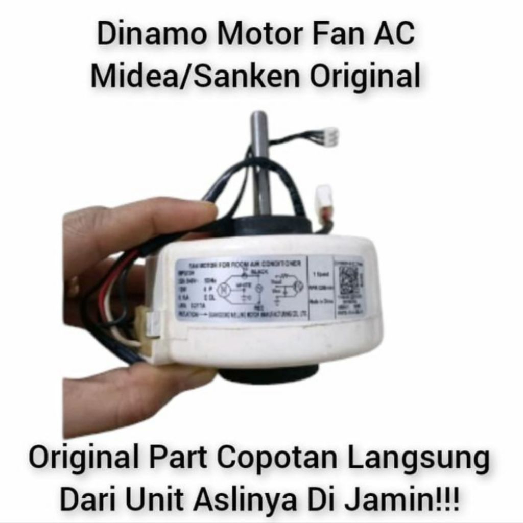 Dinamo Motor Fan AC Midea/Sanken Original Asli
