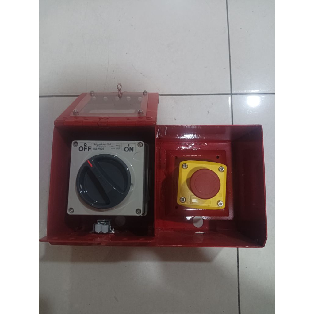 box loto horizontal 56Sw120A + Emergency Stop