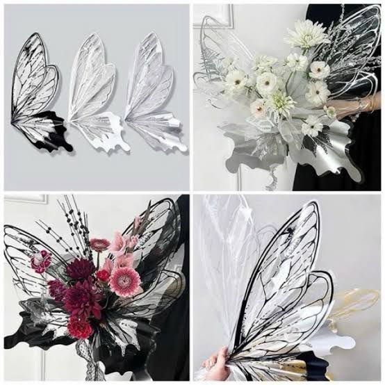 

Cellophane Kertas Buket Butterfly Wings Wrapping