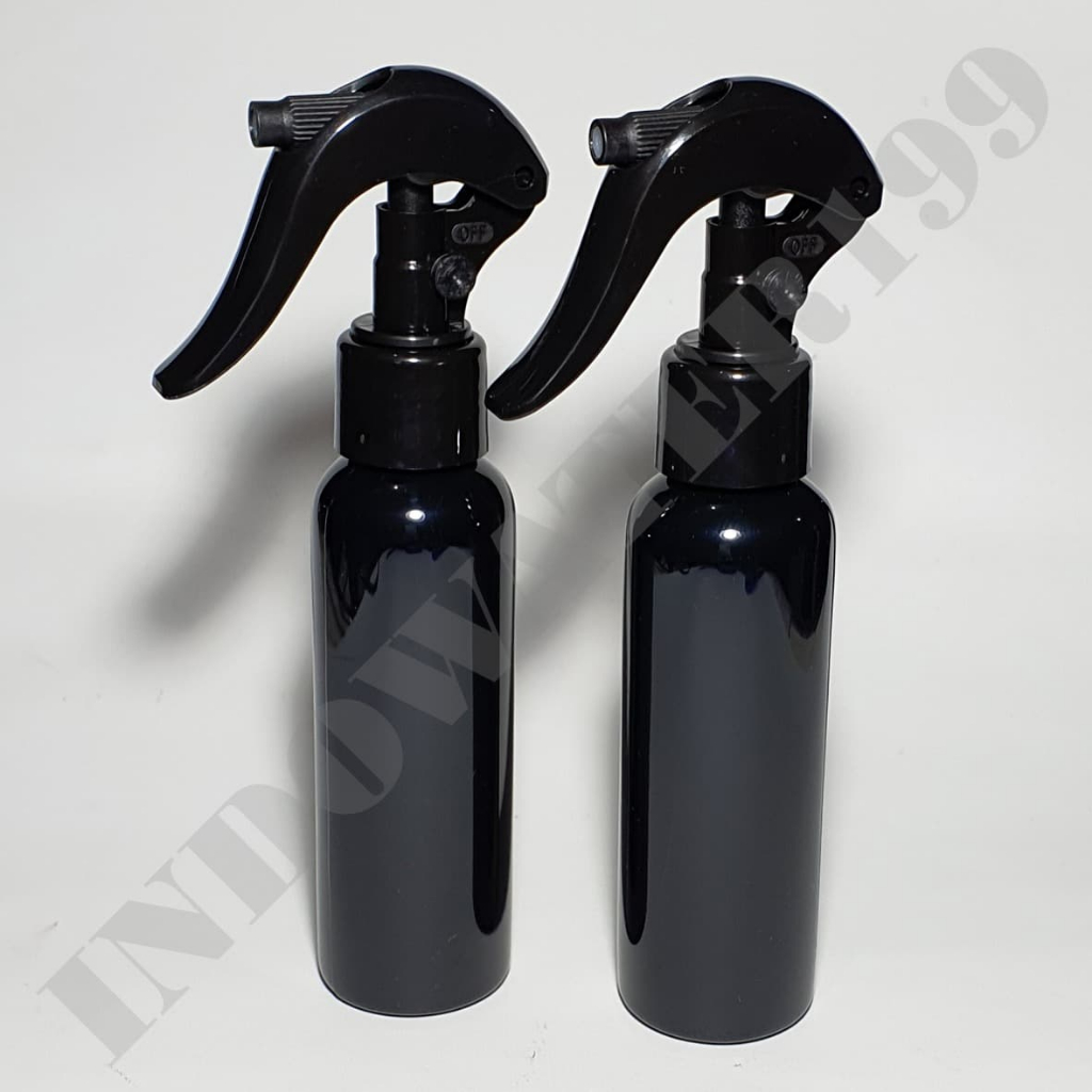BOTOL TRIGGER SPRAY 100 ML HITAM TIPE BEBEK