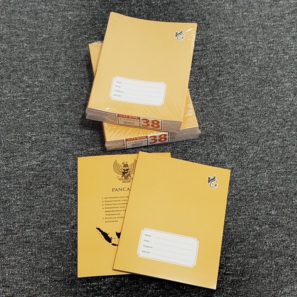 

[ ISI 10 BUKU ] BUKU TULIS GARUDA 38 LEMBAR COVER SAMPUL COKLAT UKURAN PENDEK/KWARTO