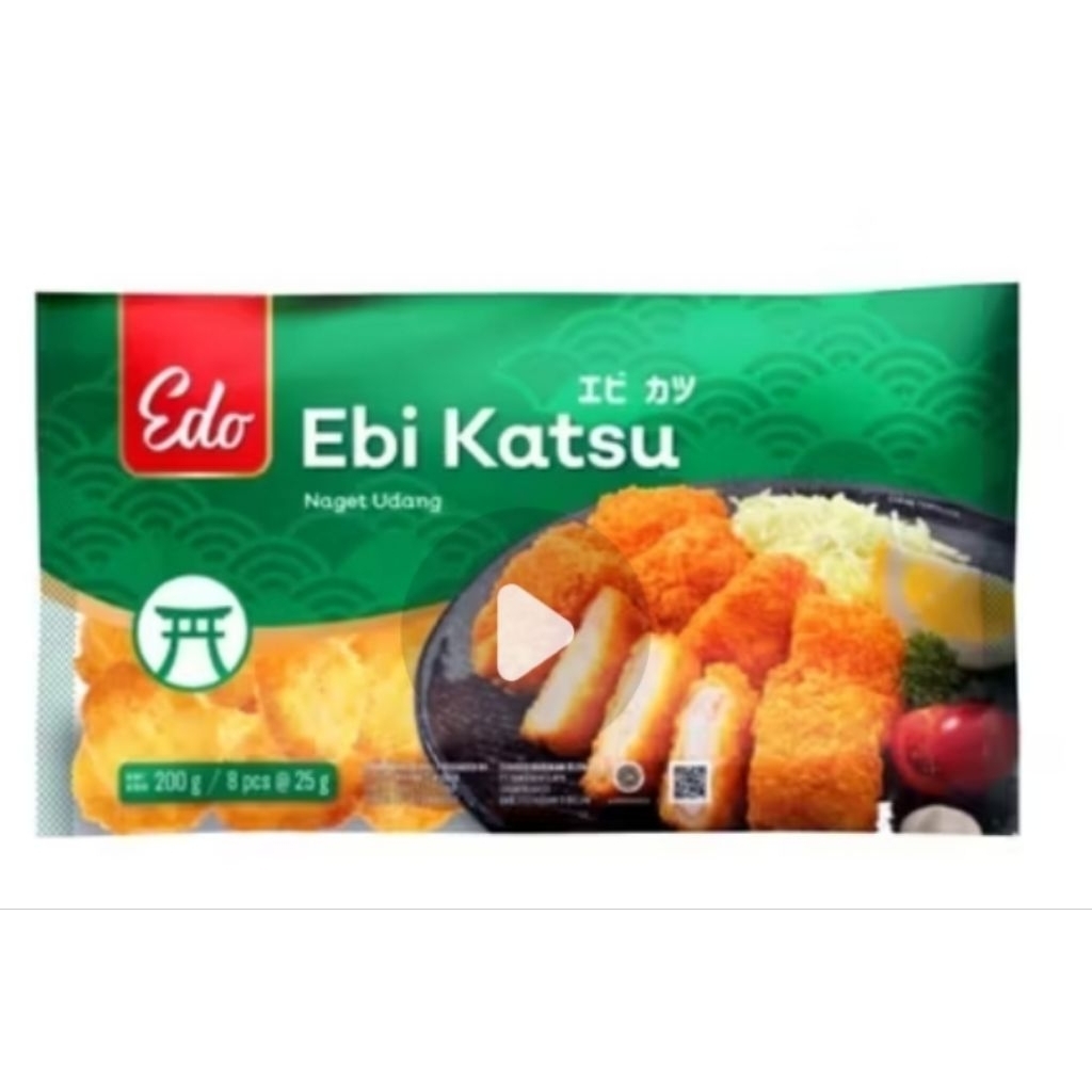 

Edo Ebi Katsu isi 8 200gr (Naget Udang)