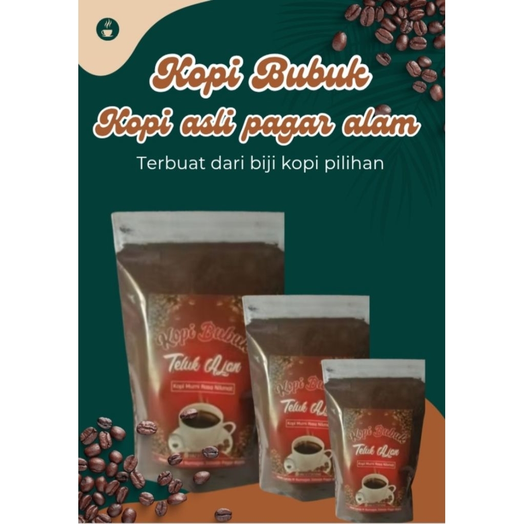 

KOPI BUBUK ASLI PAGARALAM Kemasan 100 gram