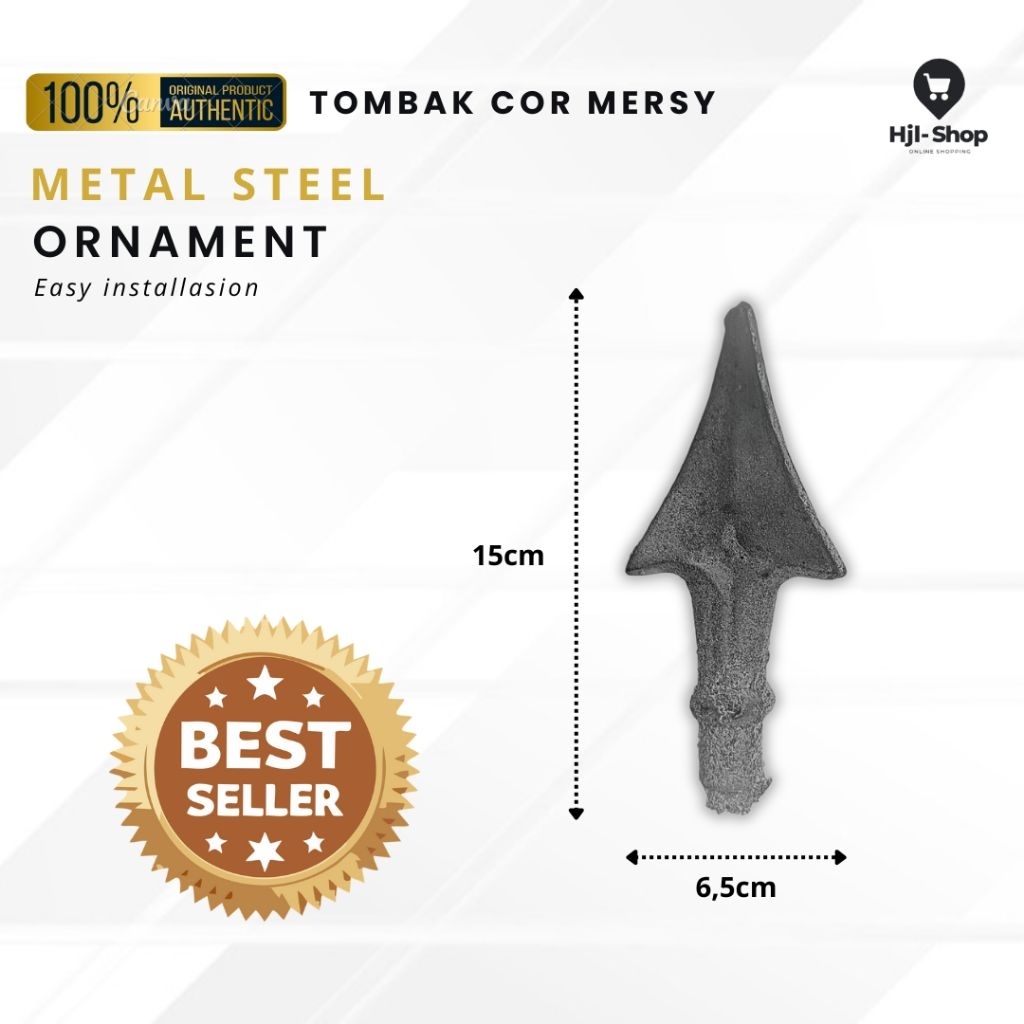 Ornament Pagar Tumbak besi cor | Tumbak mersy