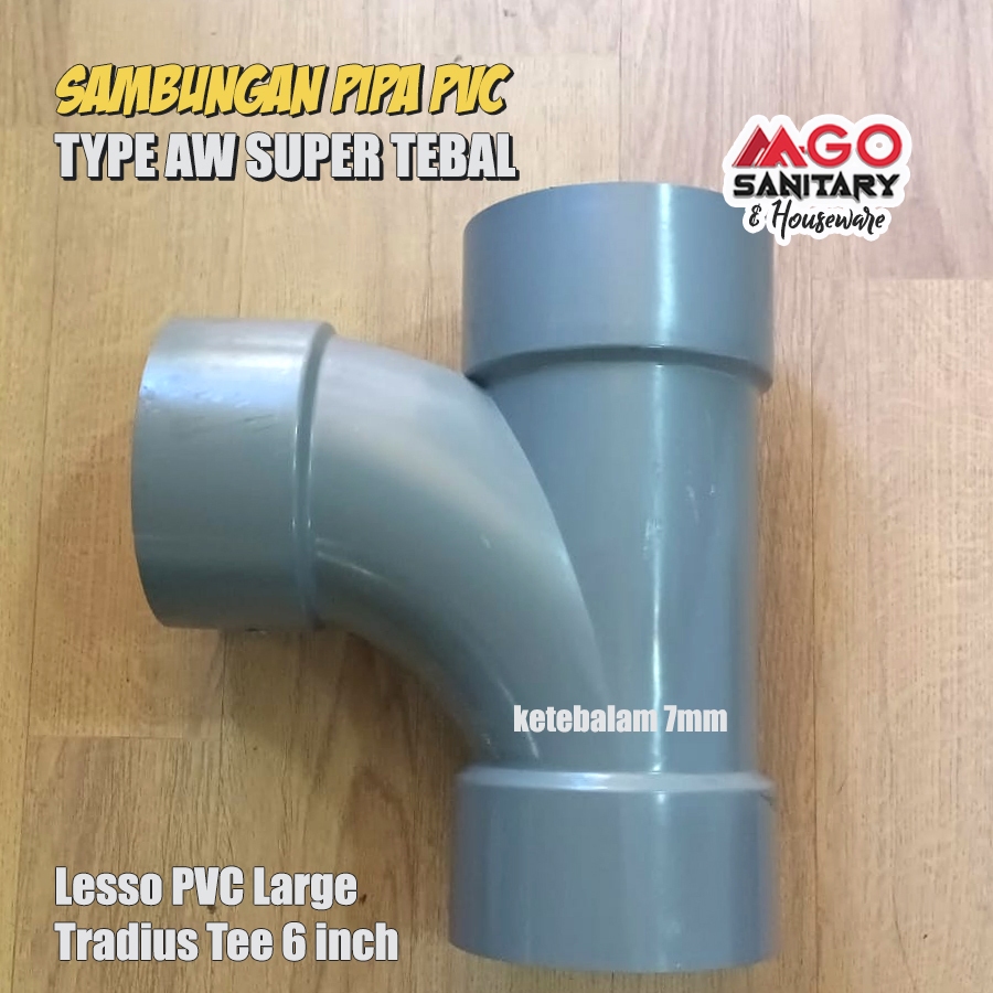 SAMBUNGAN PIPA PVC 2 INCH - 6 INCH