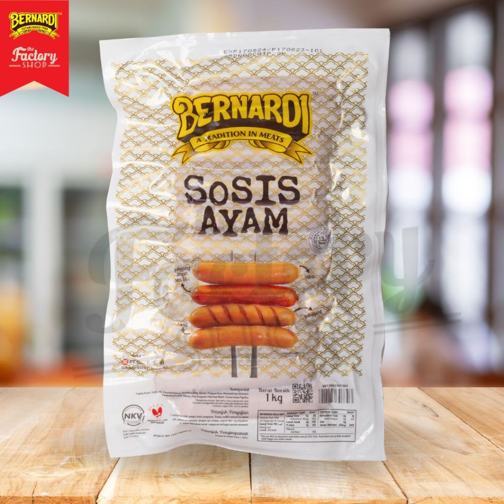 

Bernardi Sosis Ayam Chicken Sausage 1kg