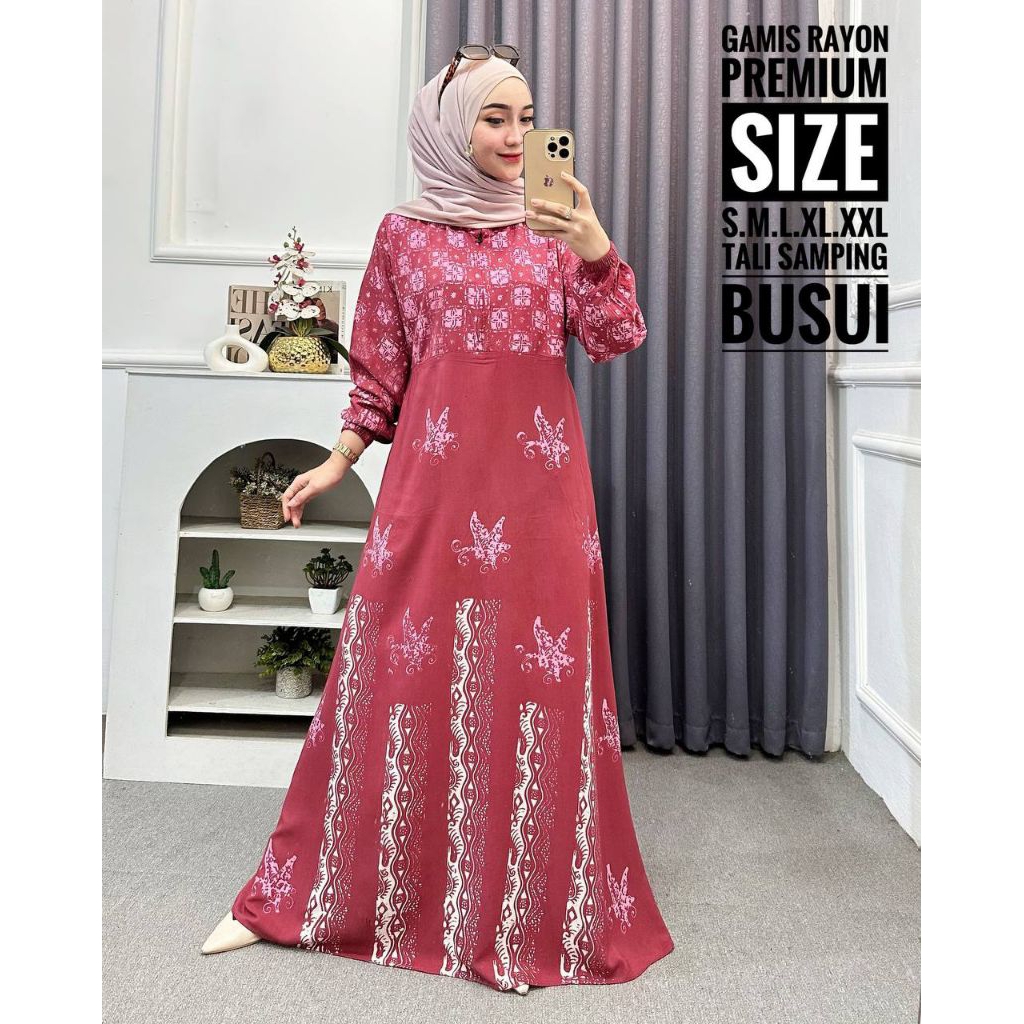 Gamis Batik Cap Pekalongan