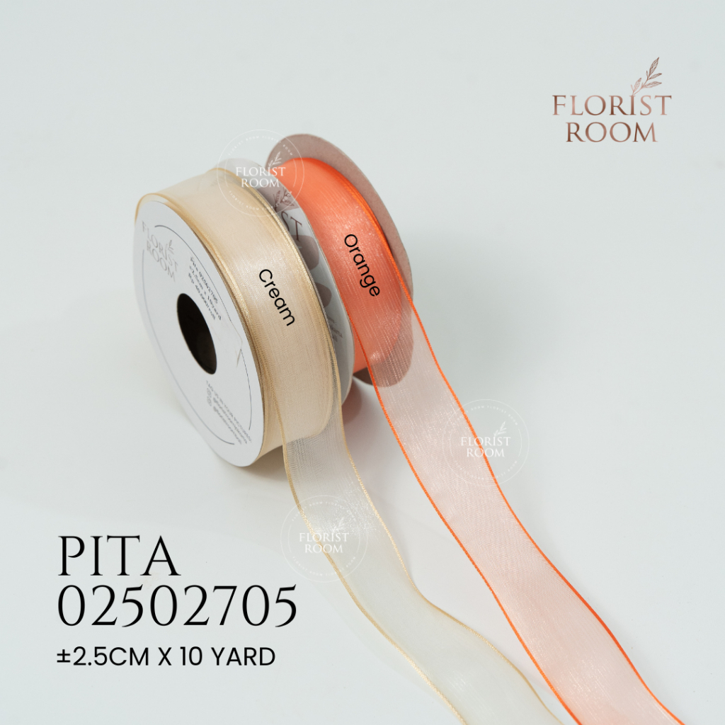 

Pita 02502705 ±2.5cm x 10yard - Ribbon - Gift - hadiah - hampers