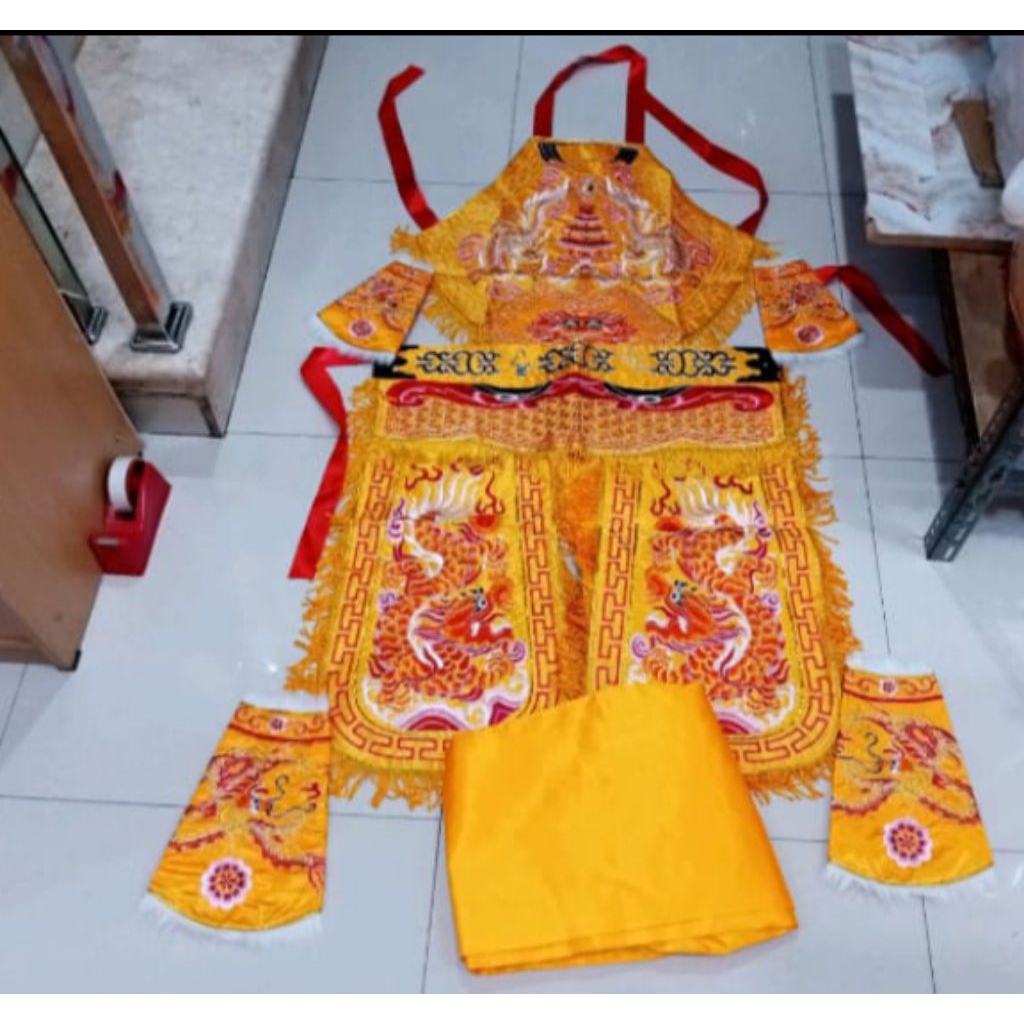 baju tatung/oto /otto - naga -kuning- taiwan - g24