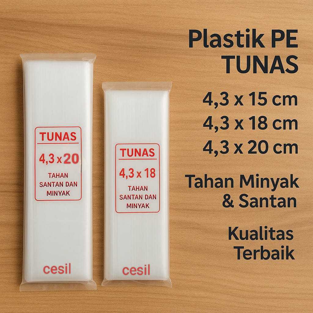 PE ES Lilin / PE Tunas / PE ES Bonbon / PE 4.3x15 / PE 4.3x18 / PE 4.3x20 / PE ES / PE Sealer / Seal