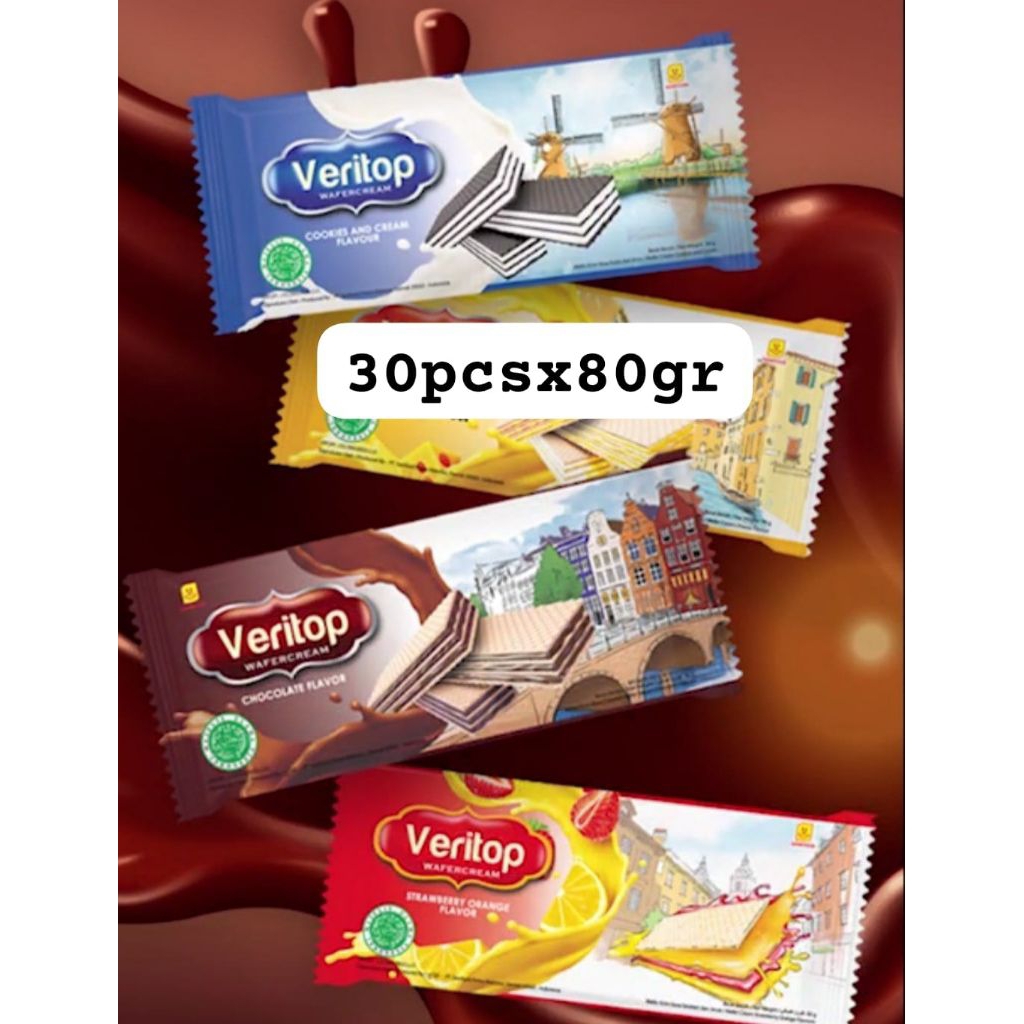 

Veritop Wafer Hajatan Murah @80gr [Harga Satuan]
