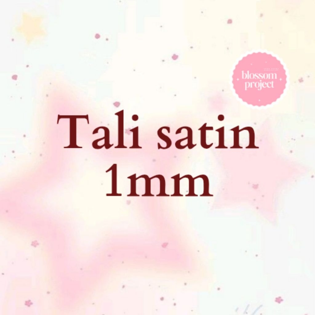 

Tali Satin 1mm [ecer] - 5 meter