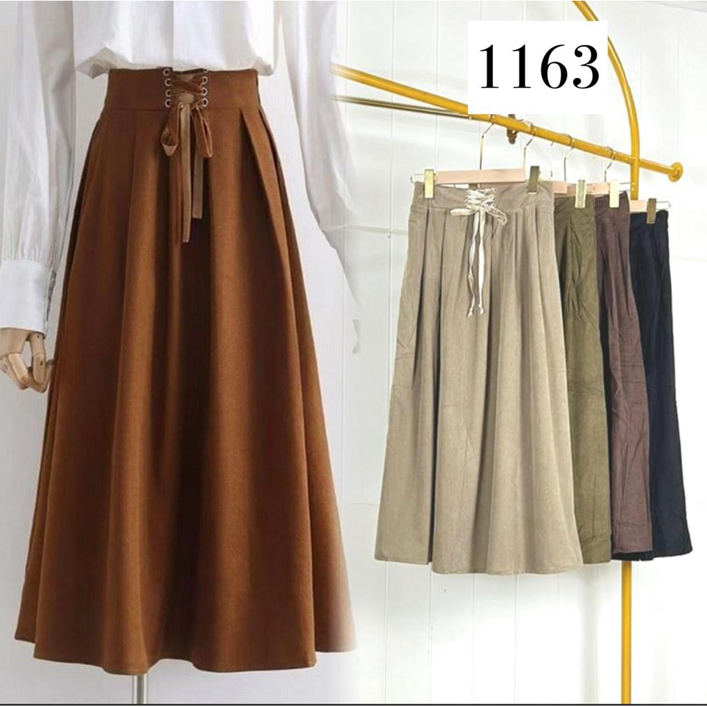 rok import Elena//rok corduroy 1163//pakaianwanitasby