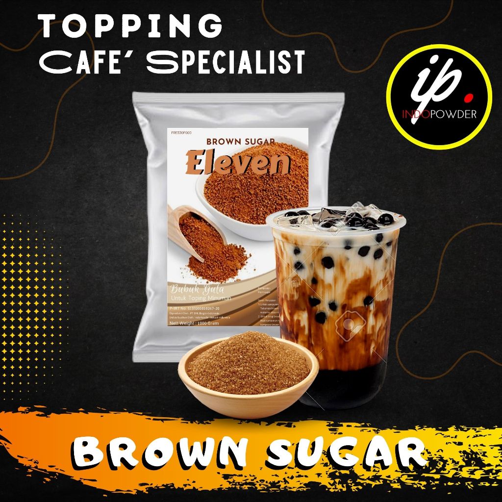 

IP Jakarta - Gula BROWN SUGAR Bubuk 1Kg I Bubuk Gula Aren untuk Campuran Minuman Kopi dan Kue