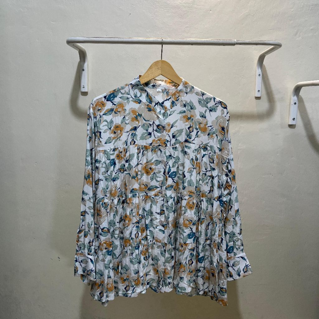 Siena Blouse Kemeja motif Kemeja korean Kemeja rayon blouse motif bahan rayon premium