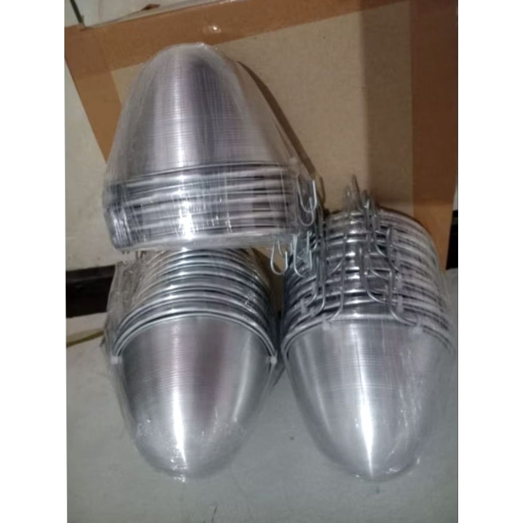 Tempat Pakan Ayam/Cepuk Pakan Ayam Bangkok Kualitas Terbaik 500cc Bahan Alumunium Anti Karat