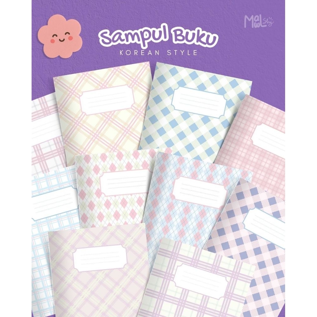 

Sampul Buku Korean Style Motif Gingham Pastel – Cover Buku Lucu Estetik Pelajar