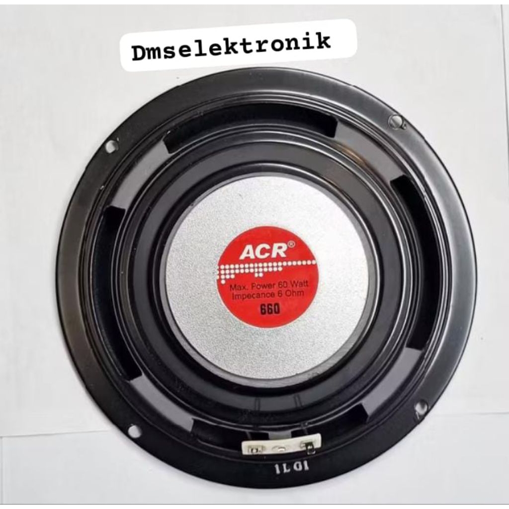 Speaker 6 inch ACR 660 Bass Woofer 60W