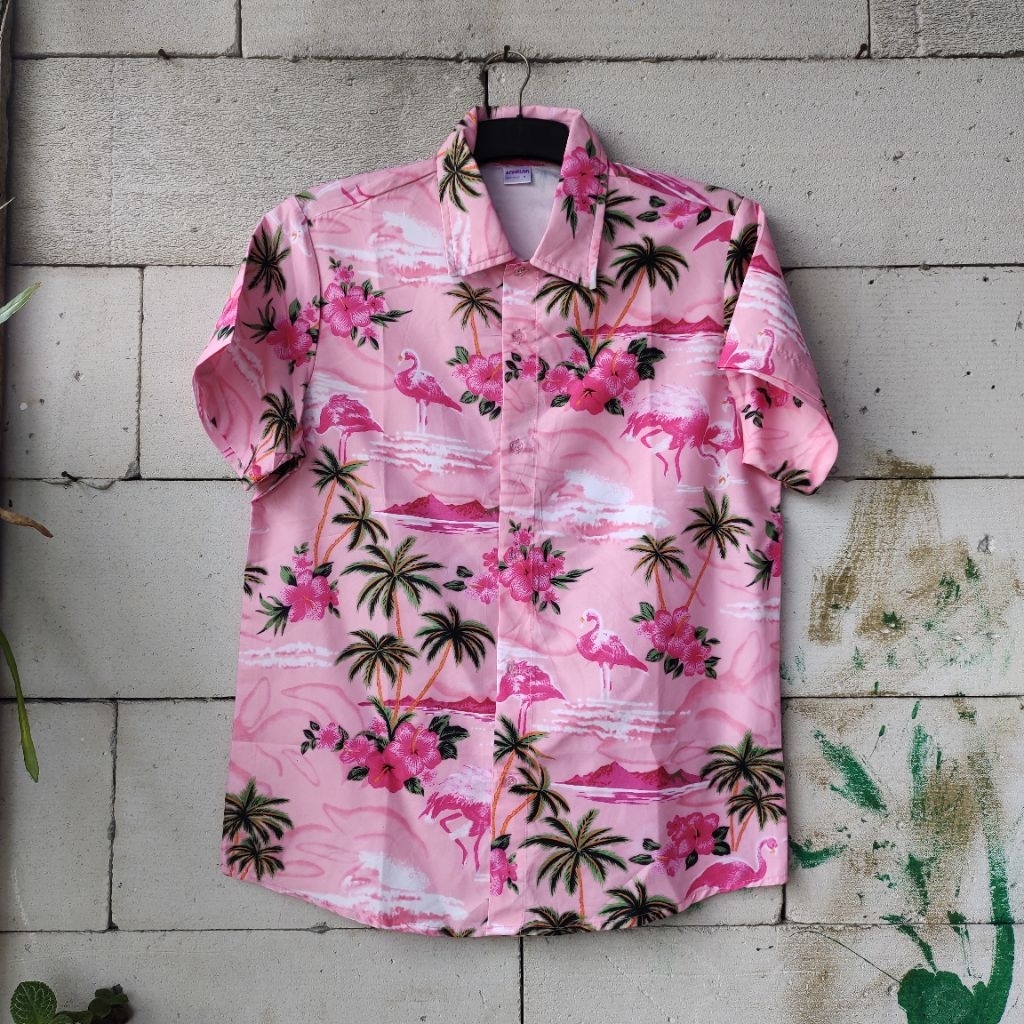 Anhelon Kemeja Pantai Vintage Unisex