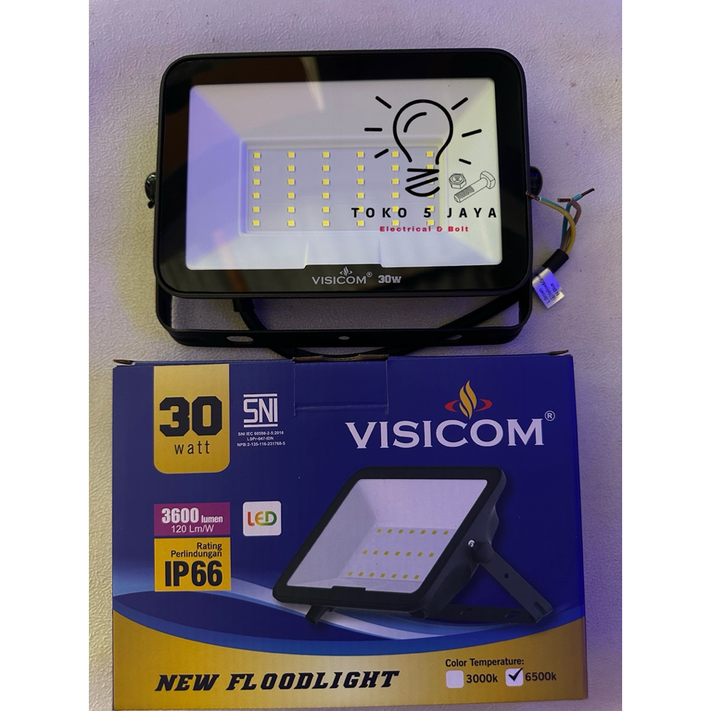 lampu sorot visicom 30 watt / lampu sorot GARANSI 1 TAHUN visicom