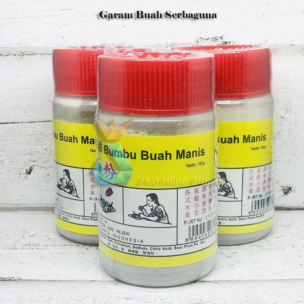 

Bumbu Buah 150 gr | Garam Buah Cap Elang 150 gr | Bumbu Serbaguna Enak