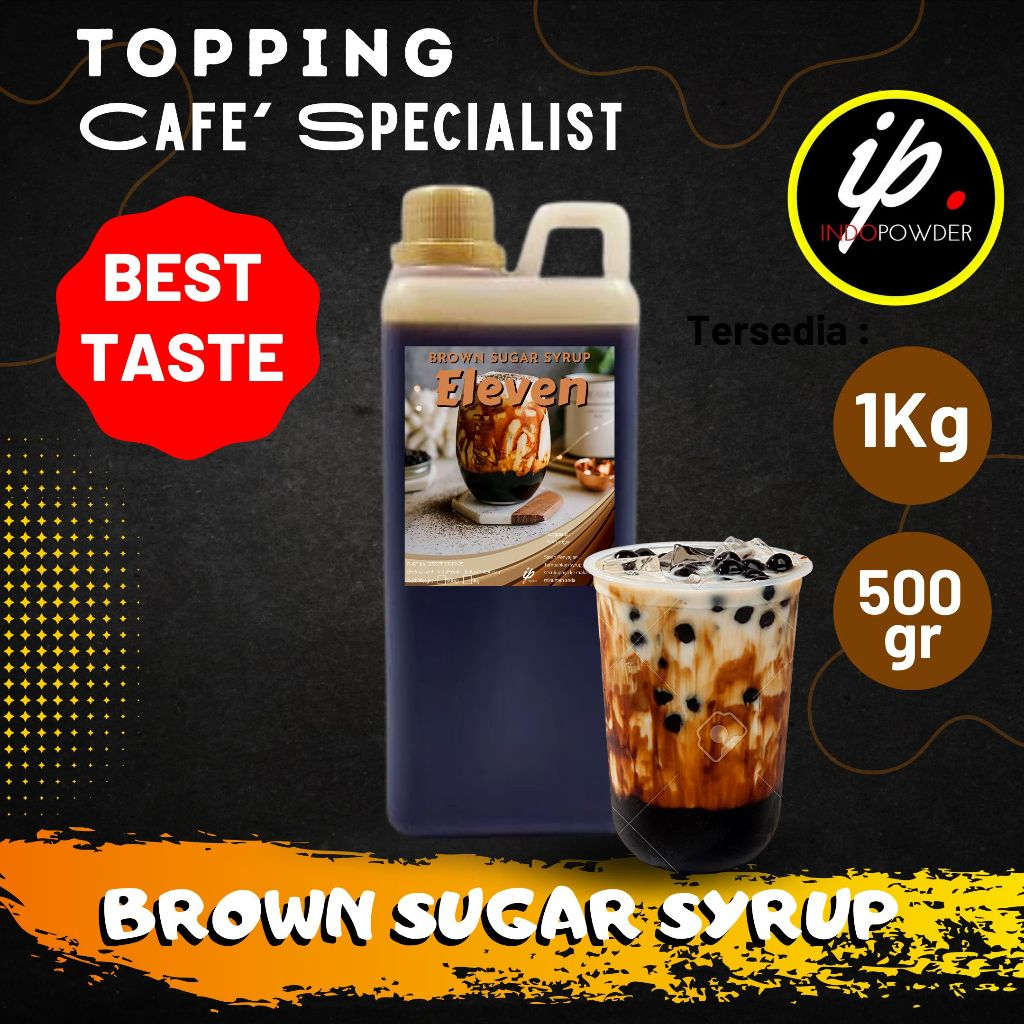 

IP Jakarta - SYRUP BROWN SUGAR 1Kg I Gula Aren Cair untuk Topping Minuman Cafe dan Waralaba