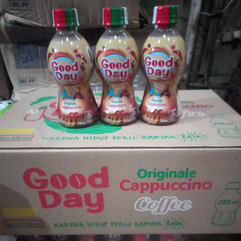

GOOD DAY CAPPUCCINO BOTOL 1 KARTON