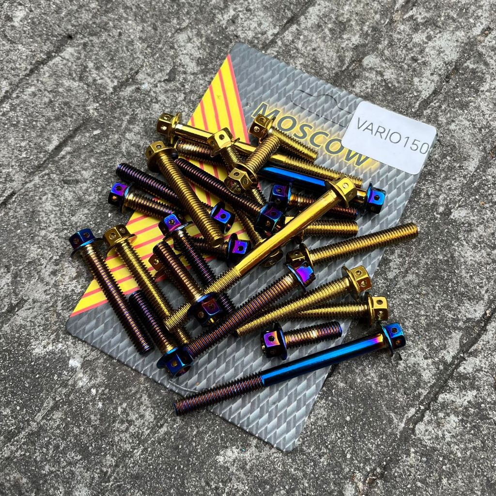 BAUT CVT MOTOR HONDA VARIO 125 150 BAUT PROBOLT NON FLOWER ISI 1 SET BAUT CVT 13PCS PNP HONDA VARIO 