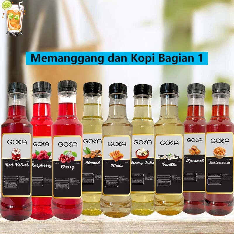 

GOKKA Syrup / Aneka Rasa 2 Flavoured Sirup / Sirup Segala Rasa 350ml International Halal
